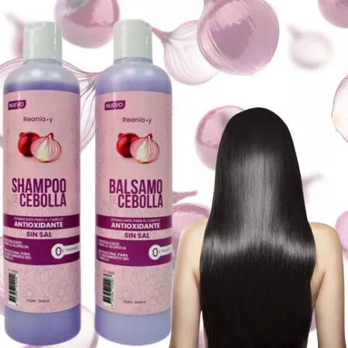 Shampoo Cebolla Plus™ Shampoo + Balsamo De Cebolla Alopecia